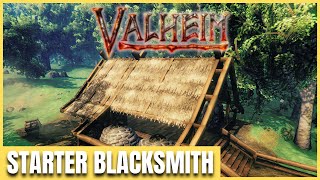 Valheim Starter Blacksmith Design Evolution [upl. by Dlorrej]