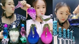 ASMR DRINKING WATER FAST 🥤 빠른 식수 oruçlu içme suyu DRINK COLORFUL BEVERAGES ASMR [upl. by Anders]