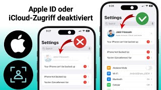 Kein Zugriff auf iCloud oder AppleID auf iPhone möglich  AppleID oder iCloudZugriff deaktiviert [upl. by Lafleur]