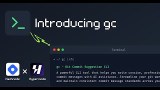 Introducing gc  A Ai commit message generator [upl. by Einaffets960]