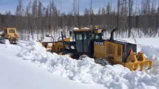 Yellowstone Park Snow Plowing [upl. by Kalman]