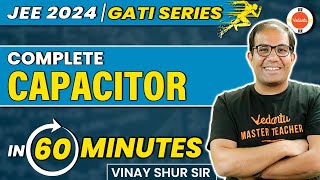 JEE Main 2024  Quick Revision of Capacitors🔥 Class 12🔥 ONE SHOT  JEE 2024  Vinay Shur Sir [upl. by Ettenrahs]