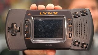 Classic Game Room  ATARI LYNX console review [upl. by Nnuahs]