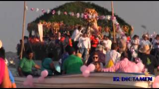 Realizan tradicional paseo de la virgen de la Candelaria por río Papaloapan [upl. by Ahsocin182]