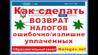 Возврат излишне или ошибочно оплаченных налогов на счет в банке для ИП [upl. by Baal]