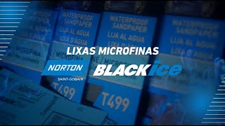 FOLHA DE LIXA MICROFINA NORTON BLACKICE T499  Ideal para um polimento perfeito [upl. by Mccready]