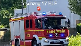 Löschzug 17 HLF auf Einsatzfahrt usw… Einsatzfahrten Ruhrgebiet [upl. by Tudela61]