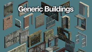 quotGeneric Buildingsquot AddOn asset preview video [upl. by Akenet]