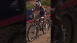 Jolanda Neff in the pack JolandaNeffMountainbike [upl. by Atekahs]