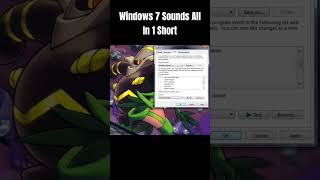 Windows 7 Default Sounds shorts windows [upl. by Osnerol578]