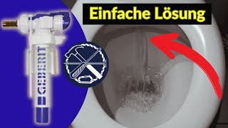 WC Spülung läuft ständig  einfache und schnelle Lösung [upl. by Sabian]