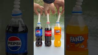 “CocaCola vs Pepsi and Fanta What’s the Difference” 🔥😱 mentos experiment [upl. by Mellins]