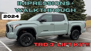 2024 TOYOTA TUNDRA LIMITED TRDOFFROAD w3quot TRD LIFT KIT LUNAR ROCK  WalkthroughFirst Impressions [upl. by Haral]