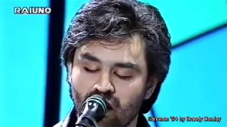 Il mare calmo della sera  Andrea Bocelli at Festival Sanremo 1994 [upl. by Retsim717]