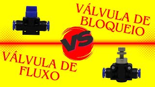 Posso usar válvula de bloqueio no lugar da válvula controle de fluxo [upl. by Dwyer]