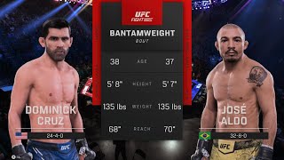 Dominick Cruz VS José Aldo  EA UFC 5 [upl. by Dennett]