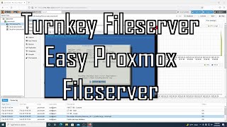 How to setup Turnkey Linux Fileserver on Proxmox VE [upl. by Adhamh]