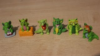 My Collection of 1999 Weetos Cereal Pocket Dragons Free in Packets [upl. by Enyamrahc483]