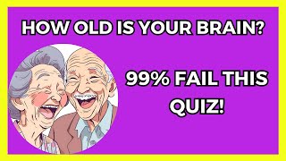 Tough Trivia Quiz For Above Average Smart Adults [upl. by Huppert803]