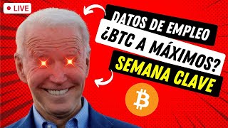 🔴 DIRECTO BITCOIN SUBE A MÁXIMOS ➤ Semana Decisiva en el Mercado Te lo Explico [upl. by Nanice411]