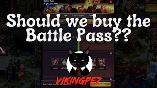 Should we buy the Battle Pass Is it worth it  Vikings War of Clans [upl. by Irab]