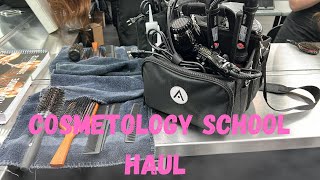 Cosmetology School haul 2023  updated thoughts [upl. by Ellivro]