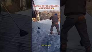 The first day of probation was unstable😱 adamrose funny constructioncomedy construction [upl. by Yelsgnik]