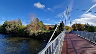 Morning Walk In Pontypridd Park  Walking Tour 4K Video  South Wales UK 🇬🇧 [upl. by Puduns]