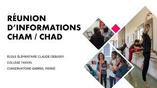 Présentation des classes CHAM CHAD  partenariat CRR  école Debussy et collège Taison [upl. by Fachan]