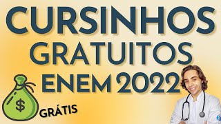 MELHORES CURSINHOS ONLINE GRATUITOS E COMPLETOS ENEM 2022 [upl. by Mersey438]