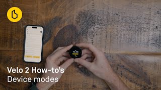 Velo 2 HowTo Device modes [upl. by Nobile]