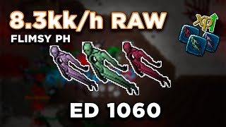 Flimsy Port Hope  83kk Raw 850k Profit  ED 1060  Tibia  Netherworld [upl. by Skell]