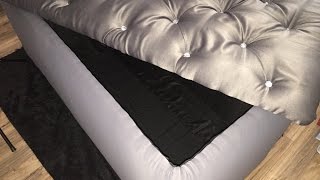 DIY CRYSTAL TUFTED STORAGE BENCH [upl. by Seymour]