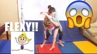 COULD ONE OF THE TWINS BE THE NEXT SOFIE DOSSI FLEXIBILITY TEST [upl. by Fantasia]