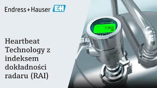 Heartbeat Technology z indeksem dokładności radaru RAI  endresshauser [upl. by Kolodgie841]