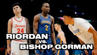 Andrew Hillman amp Jasir Rencher Take Over In OVERTIME at Crytpo Arena  Riordan vs Bishop Gorman [upl. by Jonathan]