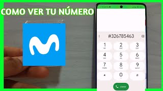 como VER MI NUMERO DE CELULAR MOVISTAR COLOMBIA muy fácil 2024 [upl. by Anaidni]