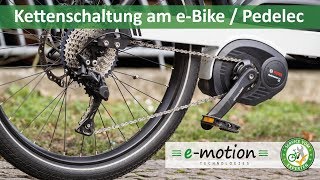 Kettenschaltung am eBike  Einsatzbereiche Vorteile amp Nachteile [upl. by Sileray]