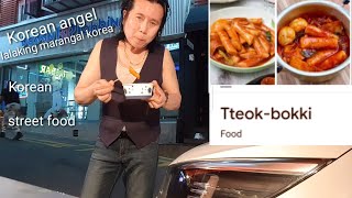 Korean angel lalaking marangal ate the trending street food in Korea [upl. by Aikat]