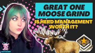 GO MOOSE GRIND  Is Herd Management Worth It  Call Of The Wild [upl. by Ebocaj]