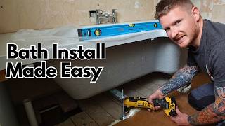 How to Install a Bath the Easy Way  Complete Beginners Guide [upl. by Eillil]