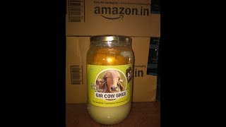 Shree Radhey A2 Gir Cow premium quality Ghee 1 Litre [upl. by Aicercal]