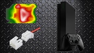 Xbox One X Cooling Mod Thermal image More FPS Disassembly [upl. by Yablon297]