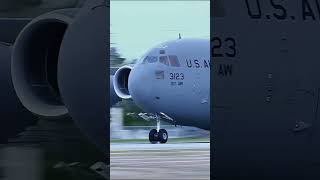 C17 strong boost short takeoff usairforce [upl. by Almat538]