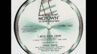 Teena Marie  Need Your Lovin [upl. by Loferski787]