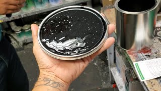 Making quotMetallic Blackquot Paint at OReilly  With Results [upl. by Zacarias]