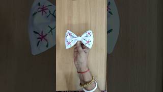 Beautiful hair bow clip making shorts hairaccessories hairbow viralvideo [upl. by Jannelle630]