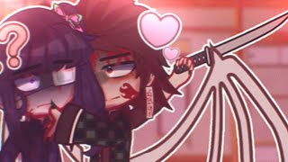 Veronica open the door please • Demon Slayer AU • Ft  Demon King Tanjiro • Gacha Trend [upl. by Aicnerolf677]