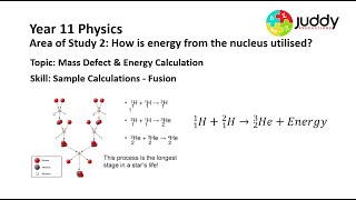 Mass Defect amp Energy Conversion  Fusion Reaction [upl. by Illib148]