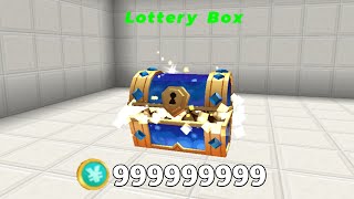 Making Money from Lottery Box in SkyBlock Blockman Go [upl. by Harbison]